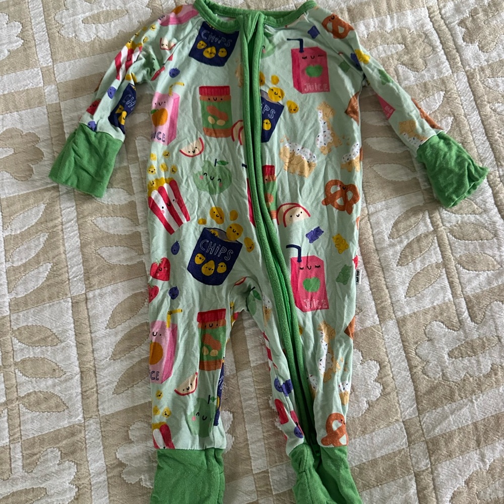 Little Sleepies Snack Attack Newborn Bamboo Footies
